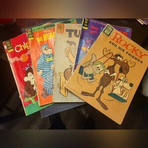 (Lot Of 6) Vintage Cartoon Comic Books